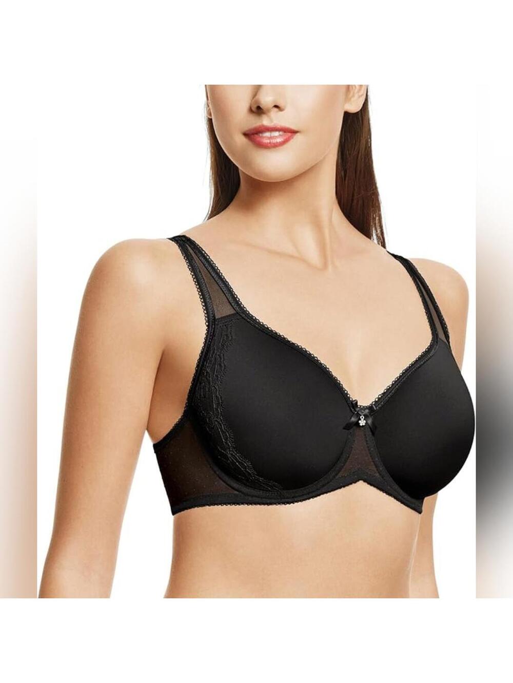 NWOT Wacoal Womens Retro Chic Contour Bra, 32G